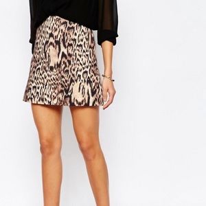 NWOT mango leopard print skirt